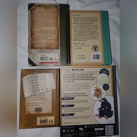 : 4 books The Spiderwick & edge of Chronicles unfortunate events fantastic beast - Picture 6 of 8